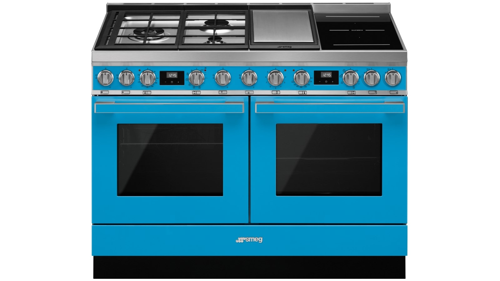 smeg range cooker blue