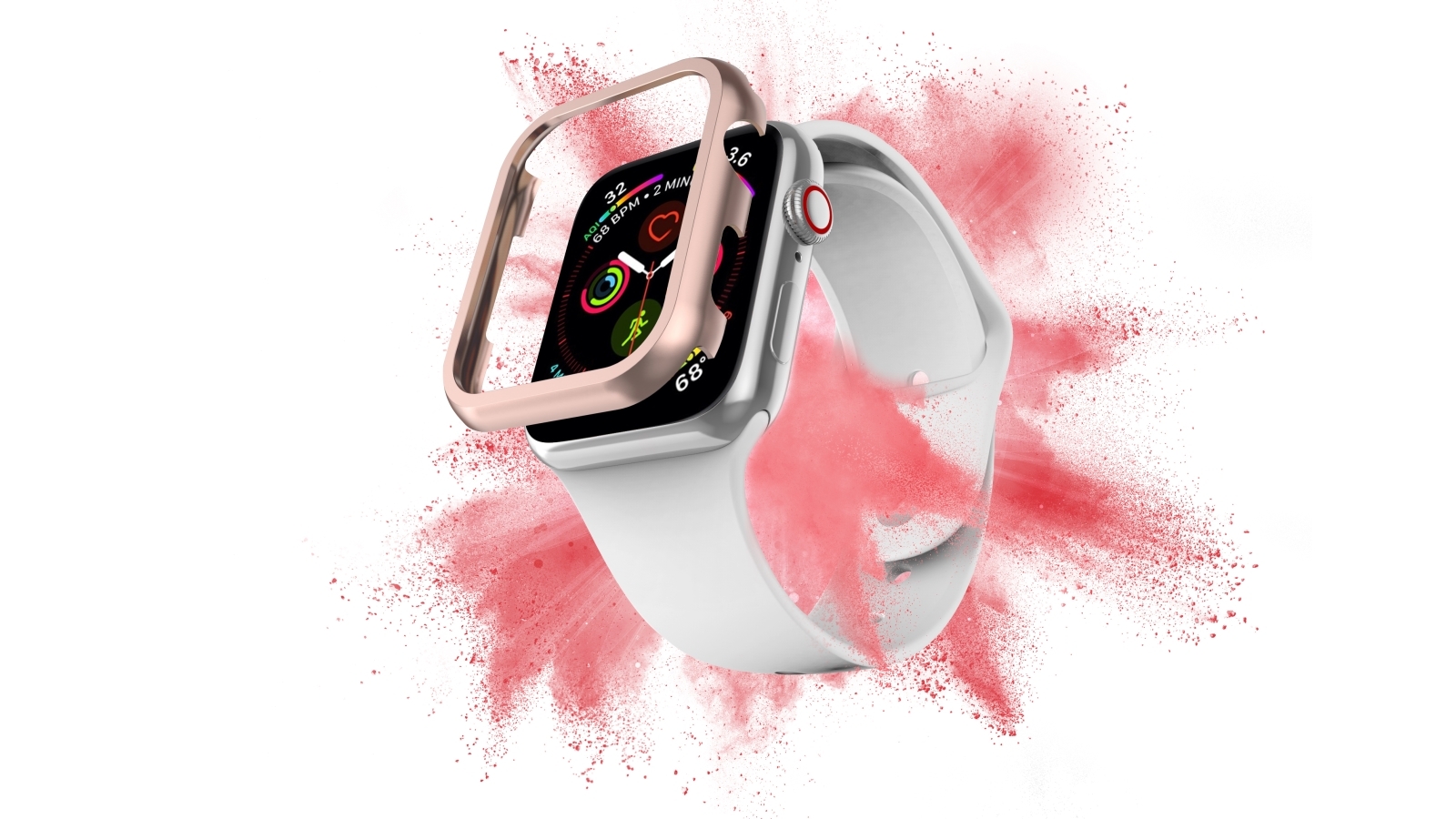apple series 4 rose gold