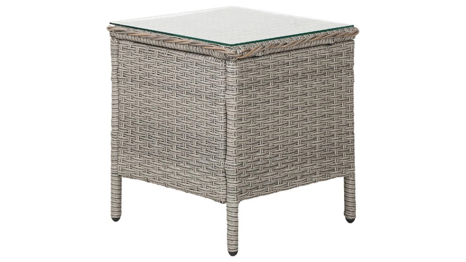 rattan garden small table