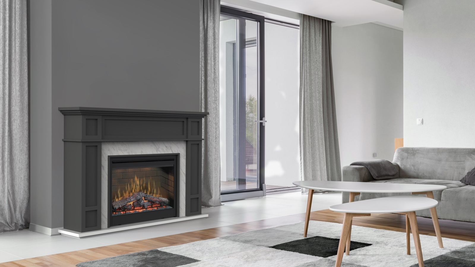 Buy Dimplex 2kw Eltham Mantle Optiflame Led Electric Firebox