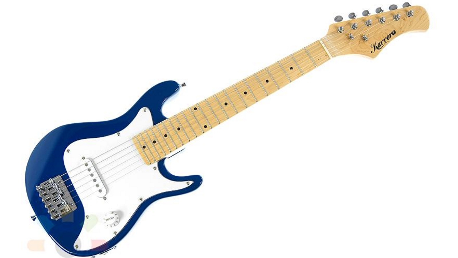 childrens blue electric guitar