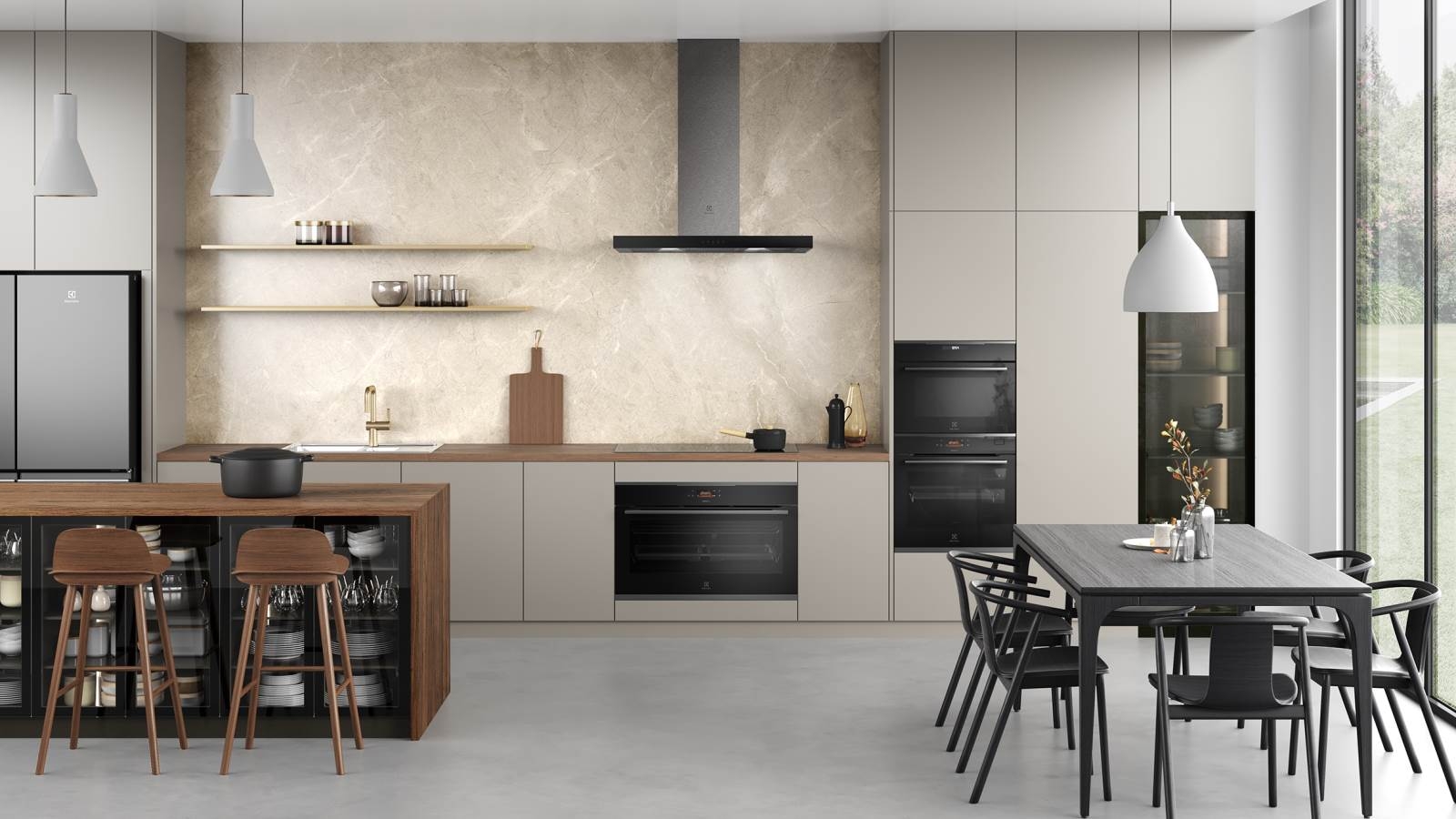 electrolux 90cm 5 zone induction cooktop