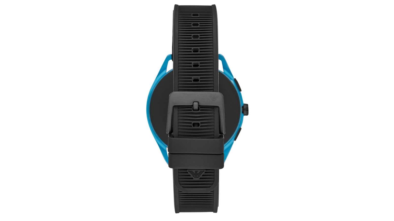armani smartwatch blue