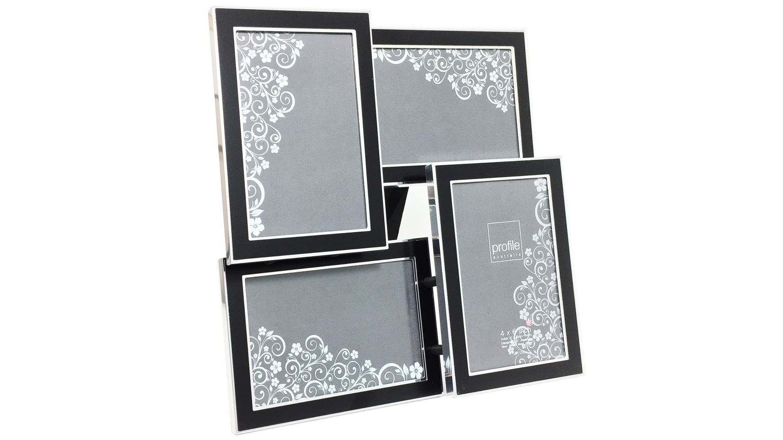 Buy Platinum Eternal Photo Frame Fits Four 6x4 Inch Photos Black