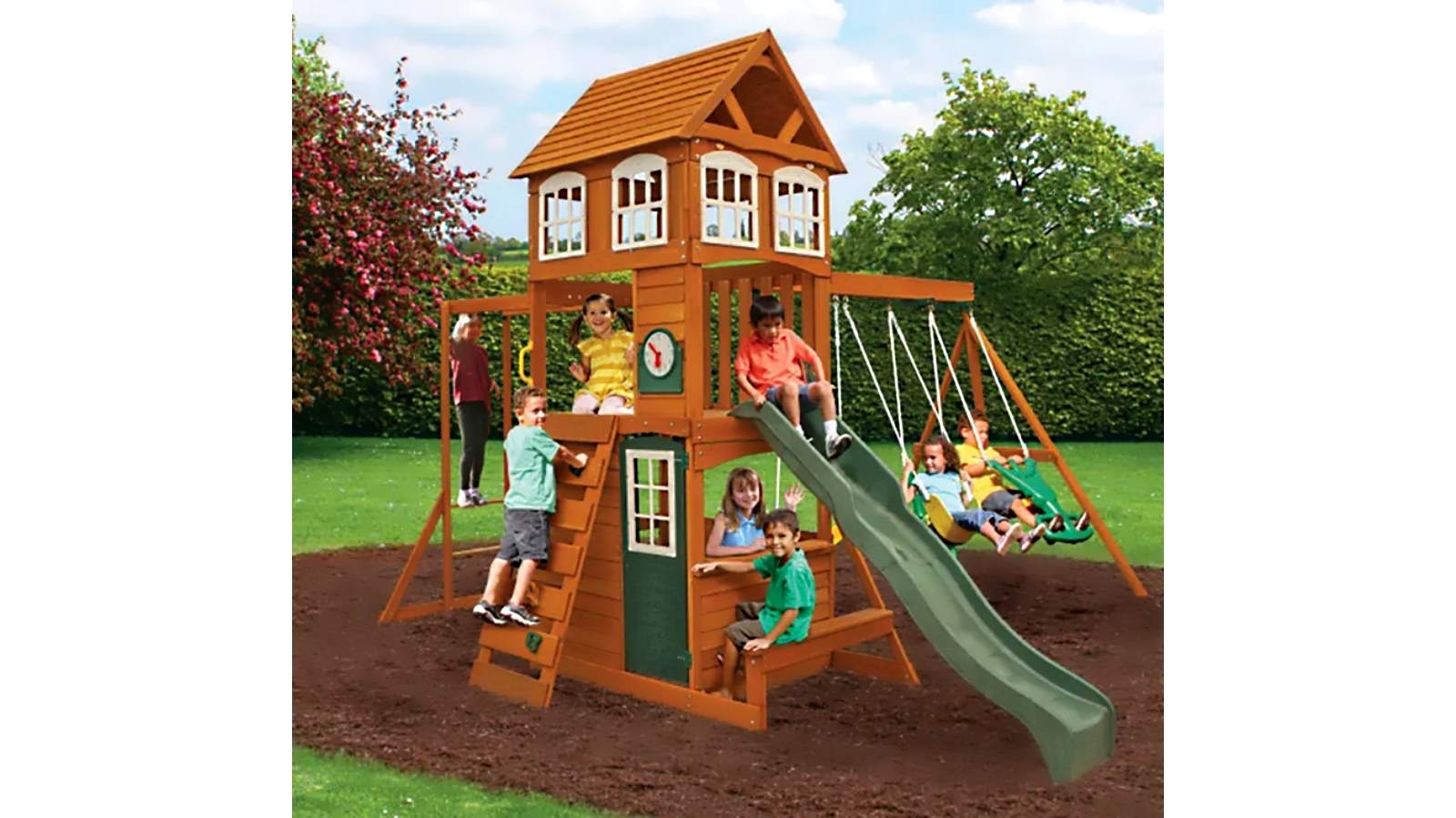 kidkraft cranbrook wooden playset