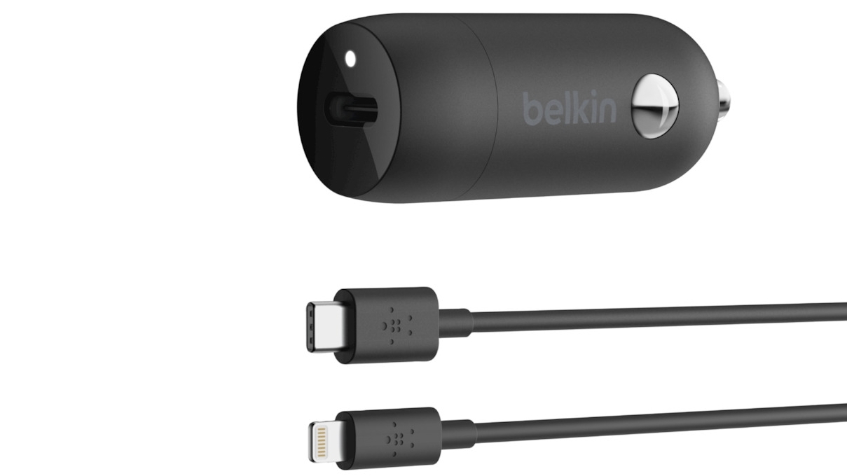 Belkin Belkin Premium Ultra-Fast 2.4amp USB Car Charger for iPhone iPad Smartphone Tab 