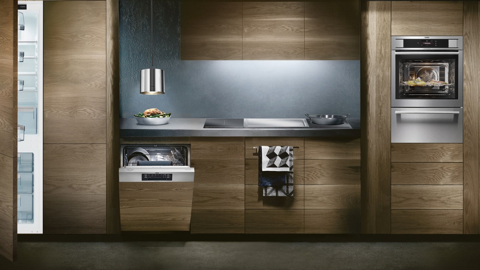 aeg semi integrated dishwasher