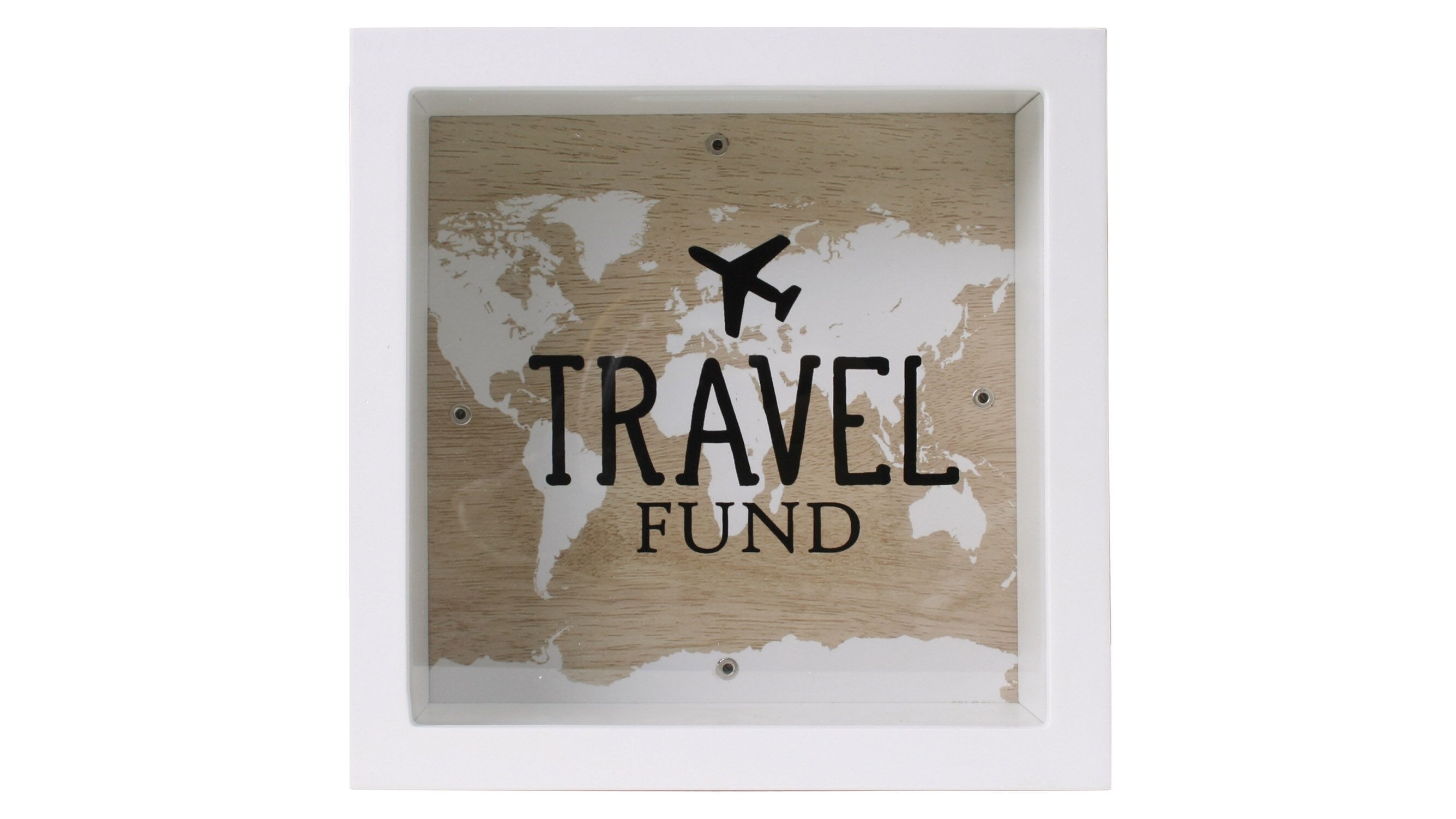 Splosh Split Change Money Box Travel Dream & Reality Adventure Holiday NEW 