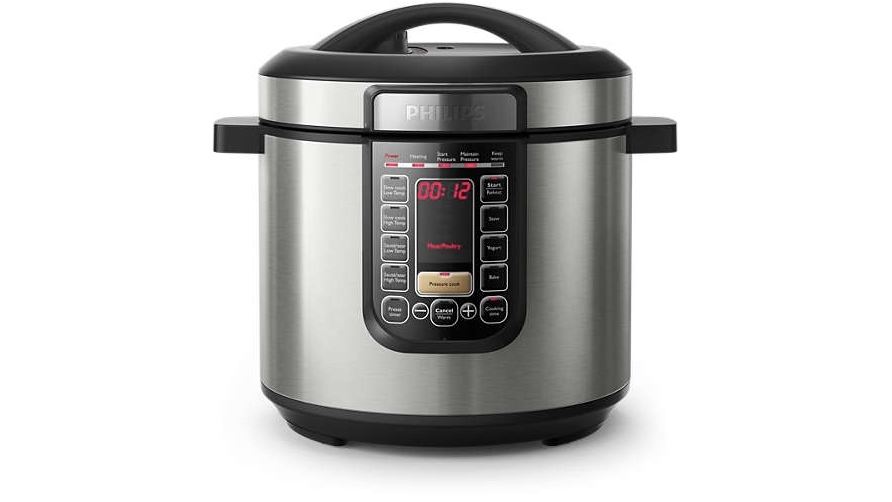 Buy Philips Viva All-In-One Cooker 6L - Silver | Harvey Norman