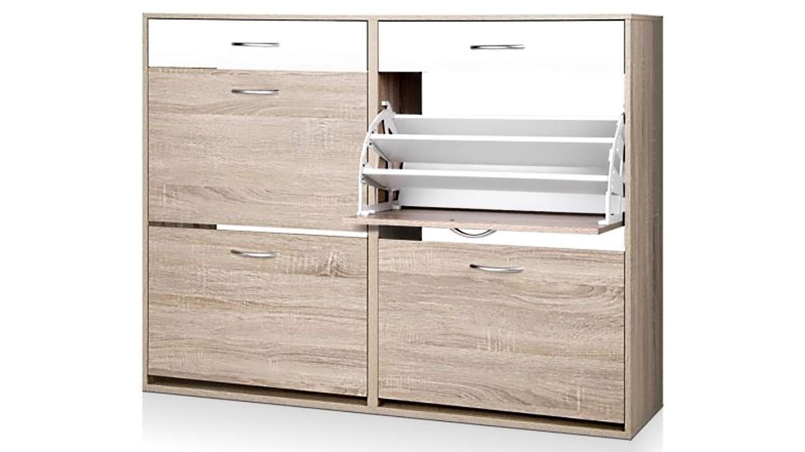 Buy Artiss 36 Pairs Shoe Cabinet Rack Storage Organiser Wood Harvey Norman Au