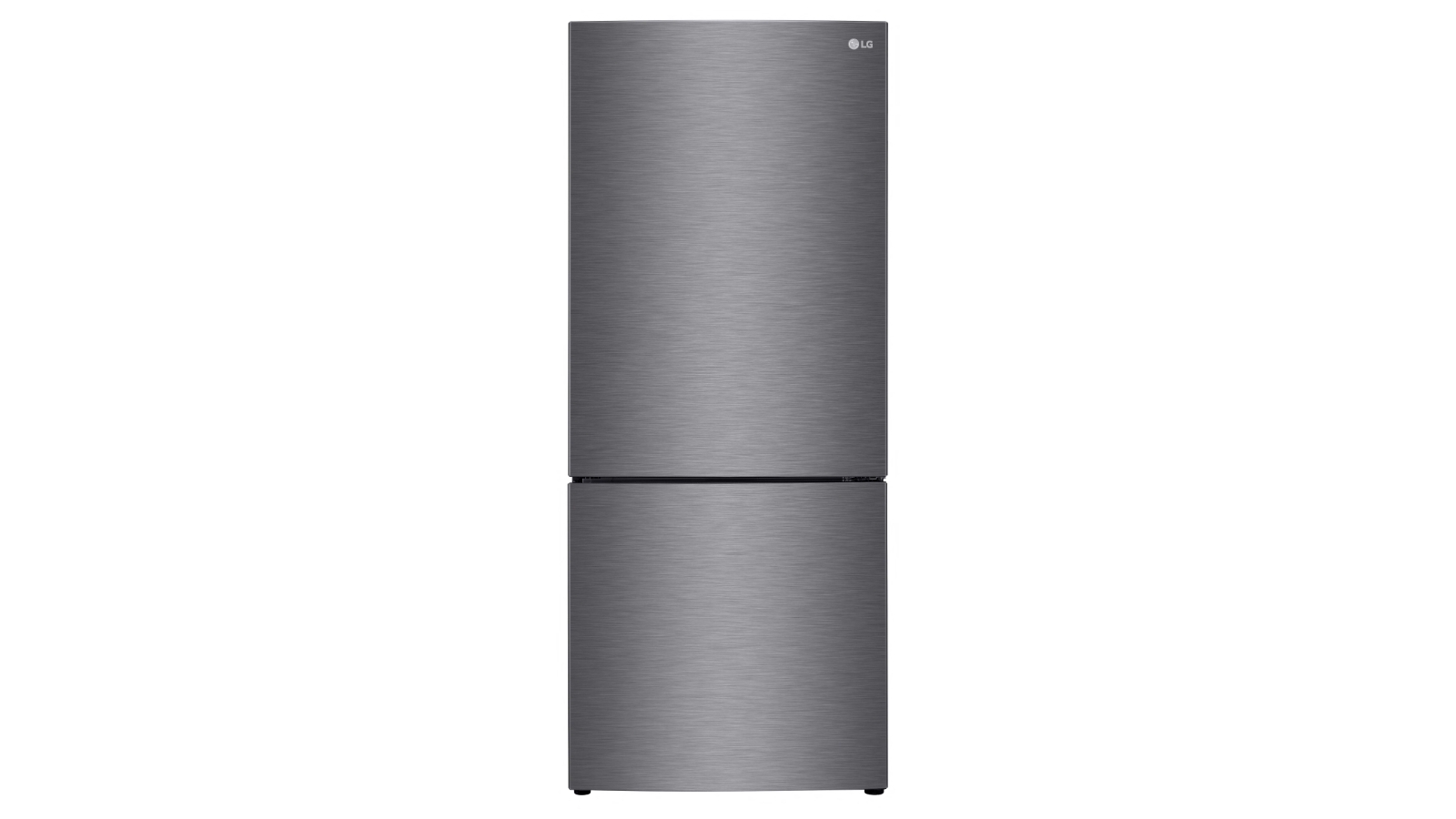 lg 420l bottom mount fridge dark graphite