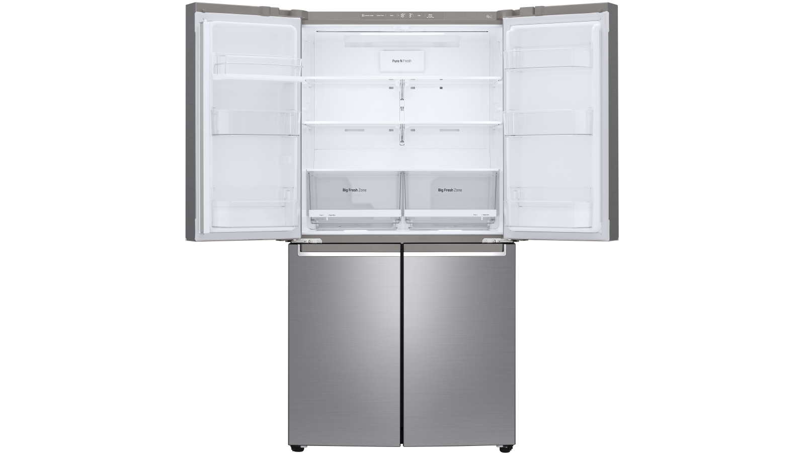 lg 664l french door fridge stainless steel gf b730pl