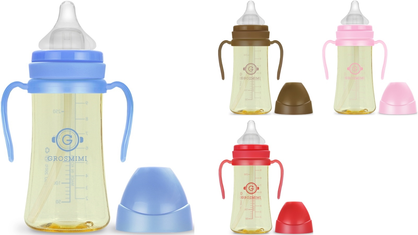 baby bottle with straw