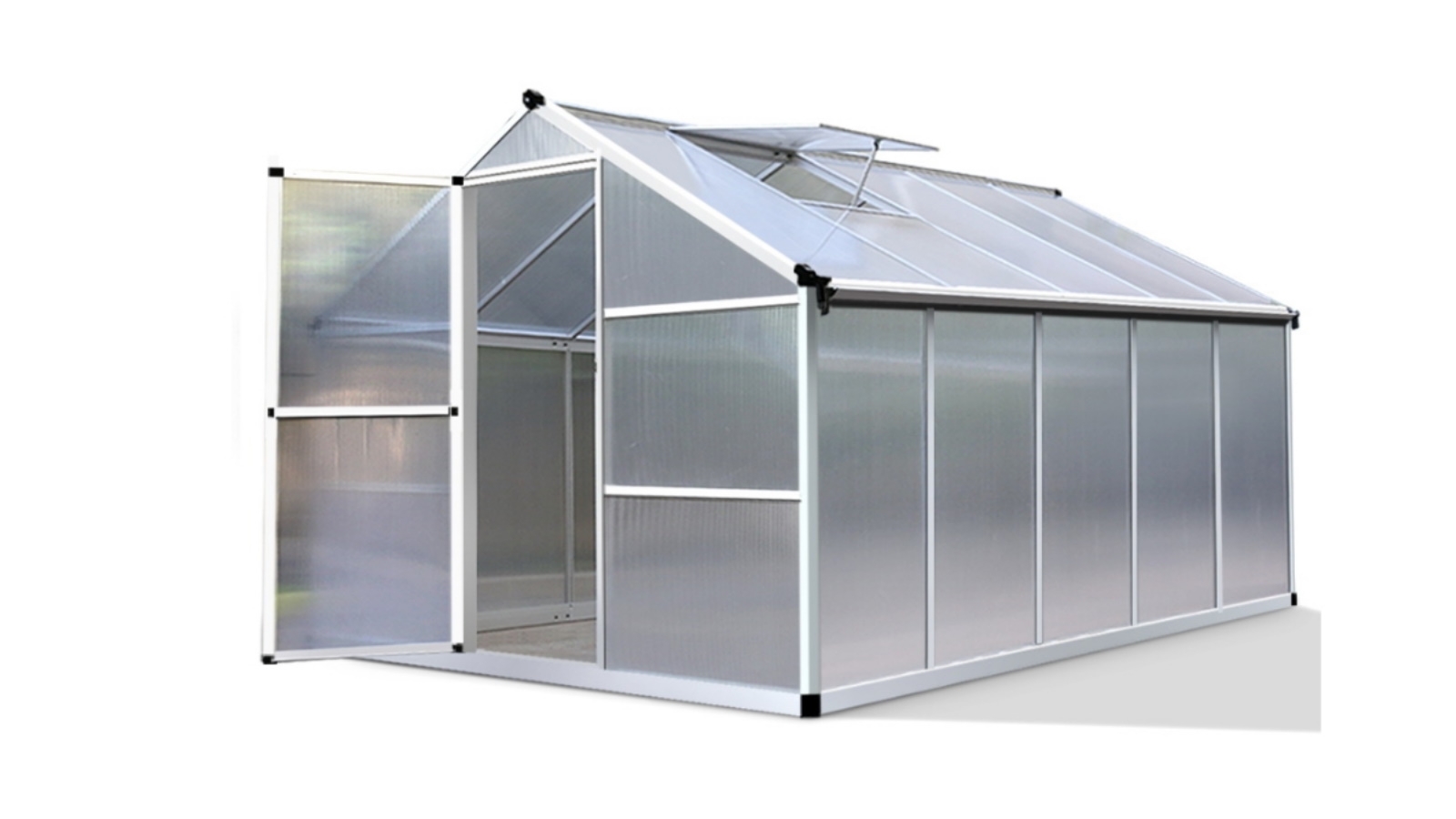 Buy Green Fingers Polycarbonate Greenhouse 3 X 2 5m Harvey Norman Au