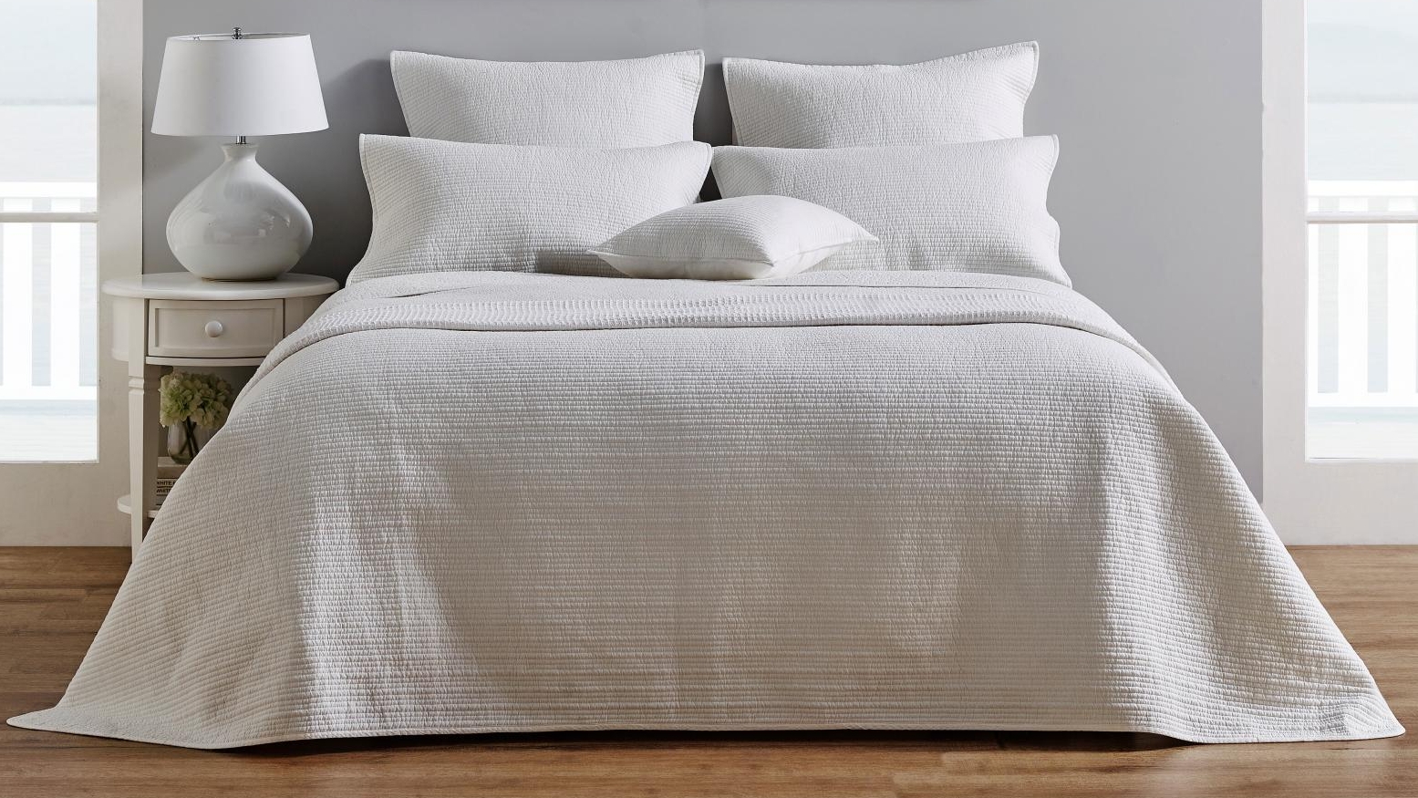 white coverlet double