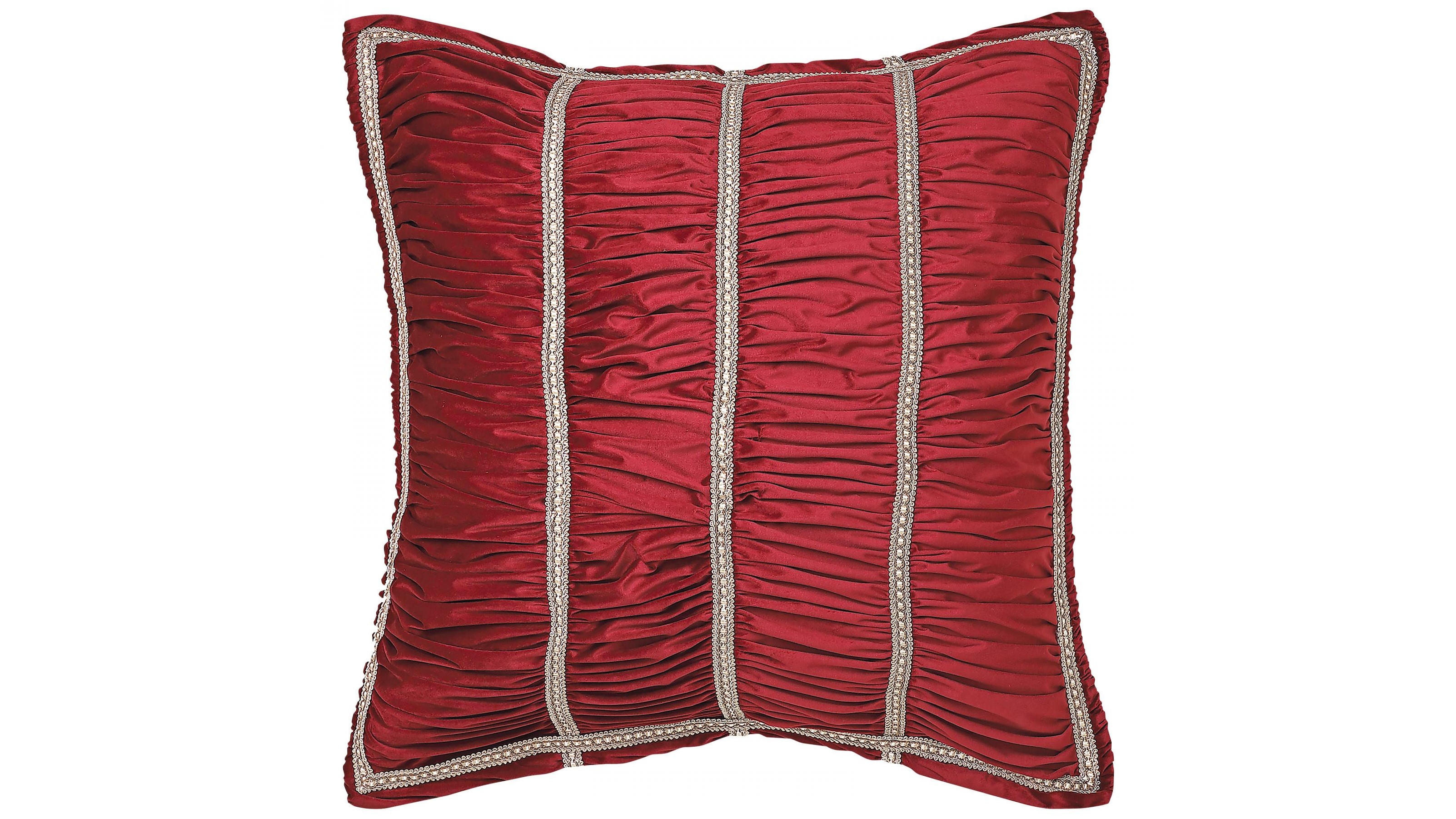 red european pillowcase