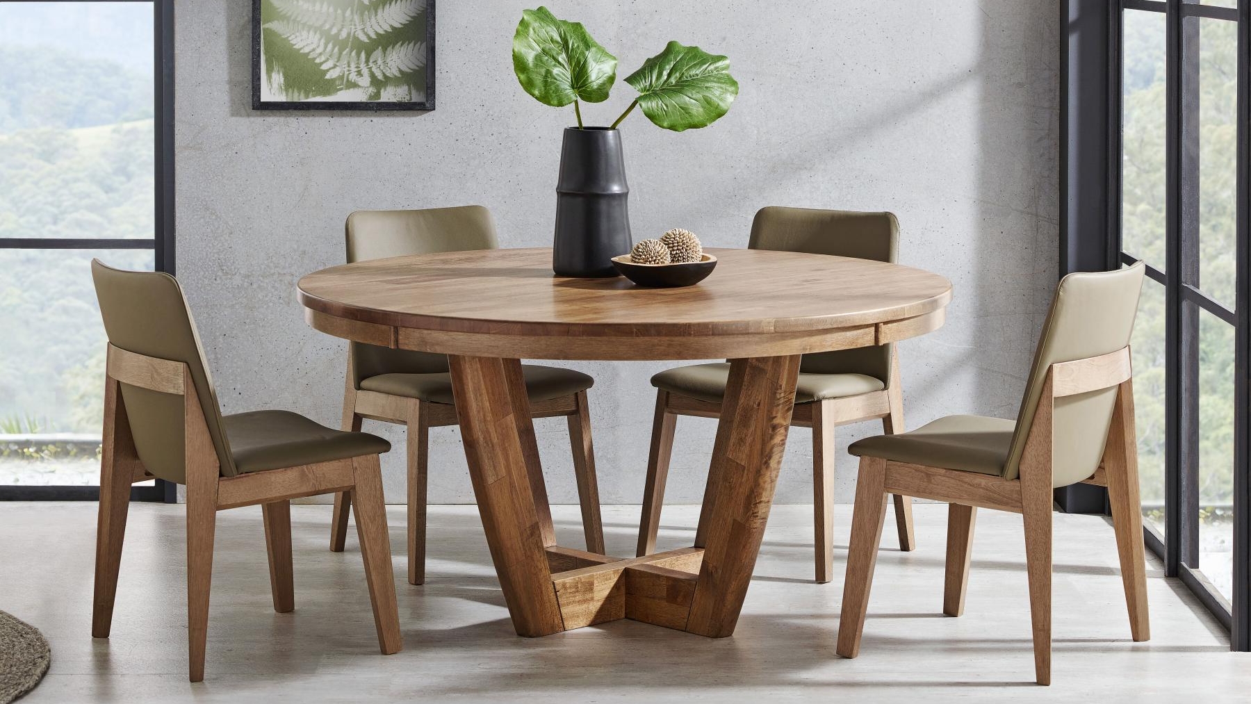 Jasper Round Dining Table Harvey, Round Dining Table That Gets Bigger