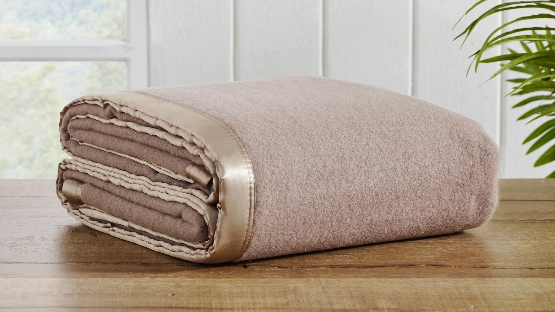 Buy L'Avenue Mocha Wool Blanket | Harvey Norman AU