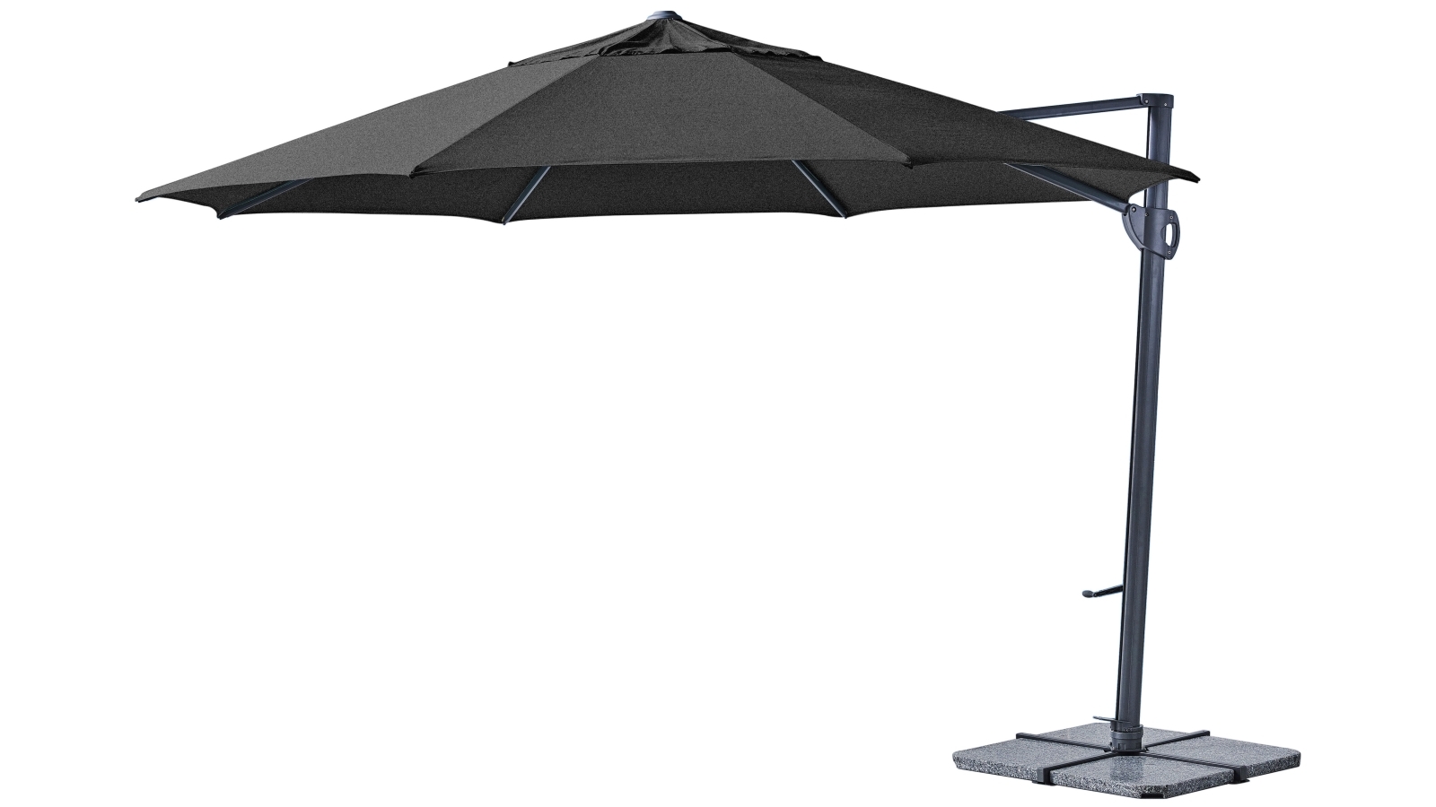 style selections offset umbrella with led lights