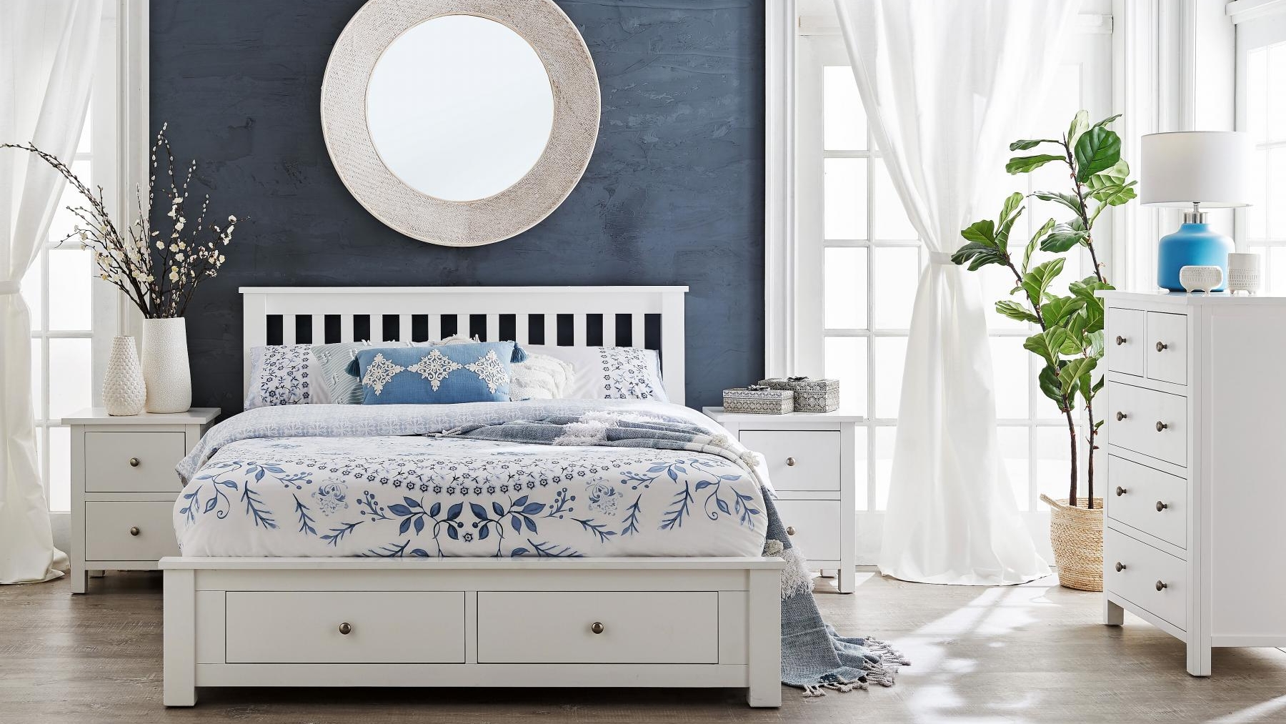 Buy Winter 2 Drawer Queen Bed Harvey Norman Au