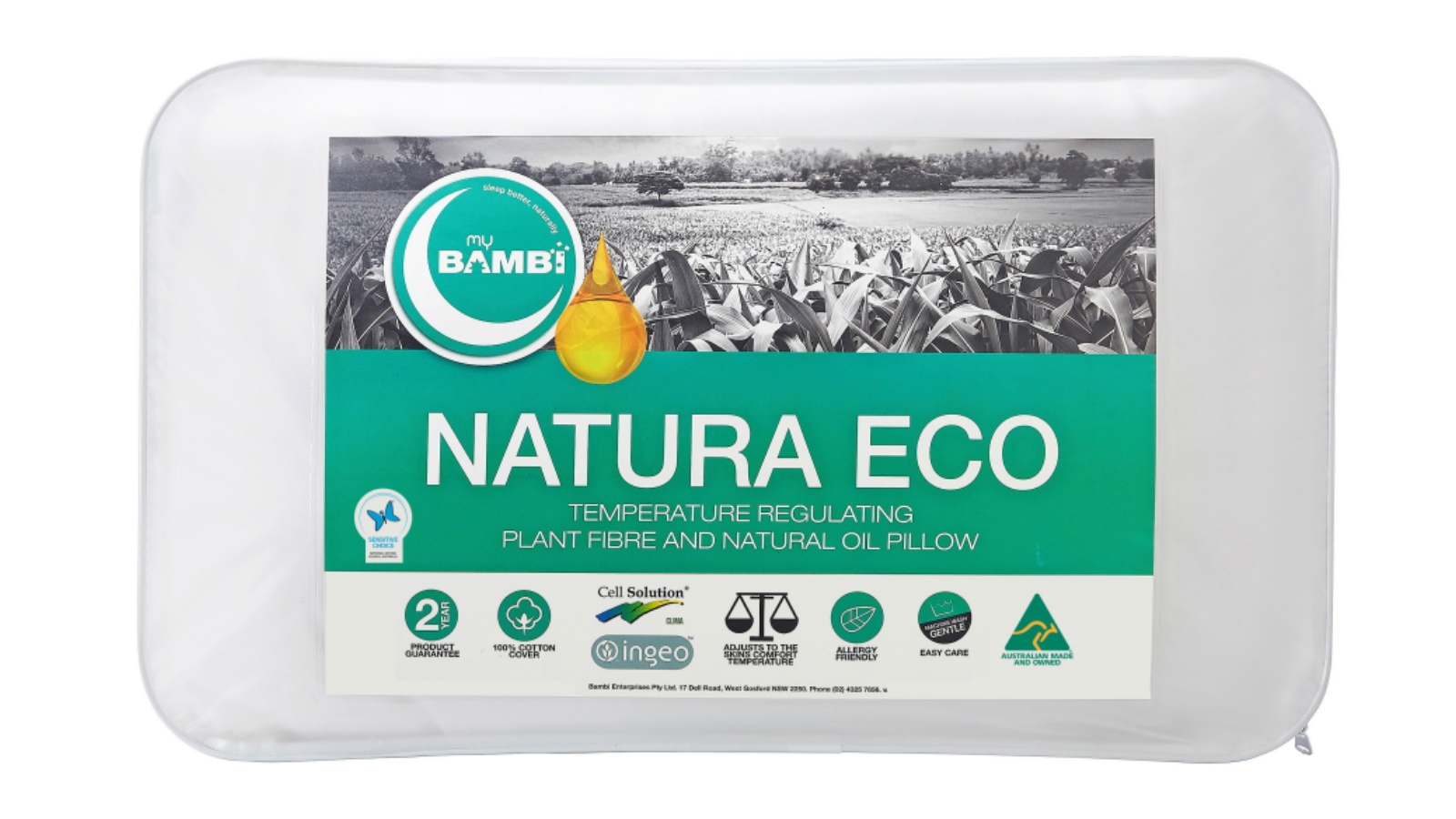 Buy Natura Clima Ingeo Pillow | Harvey Norman AU