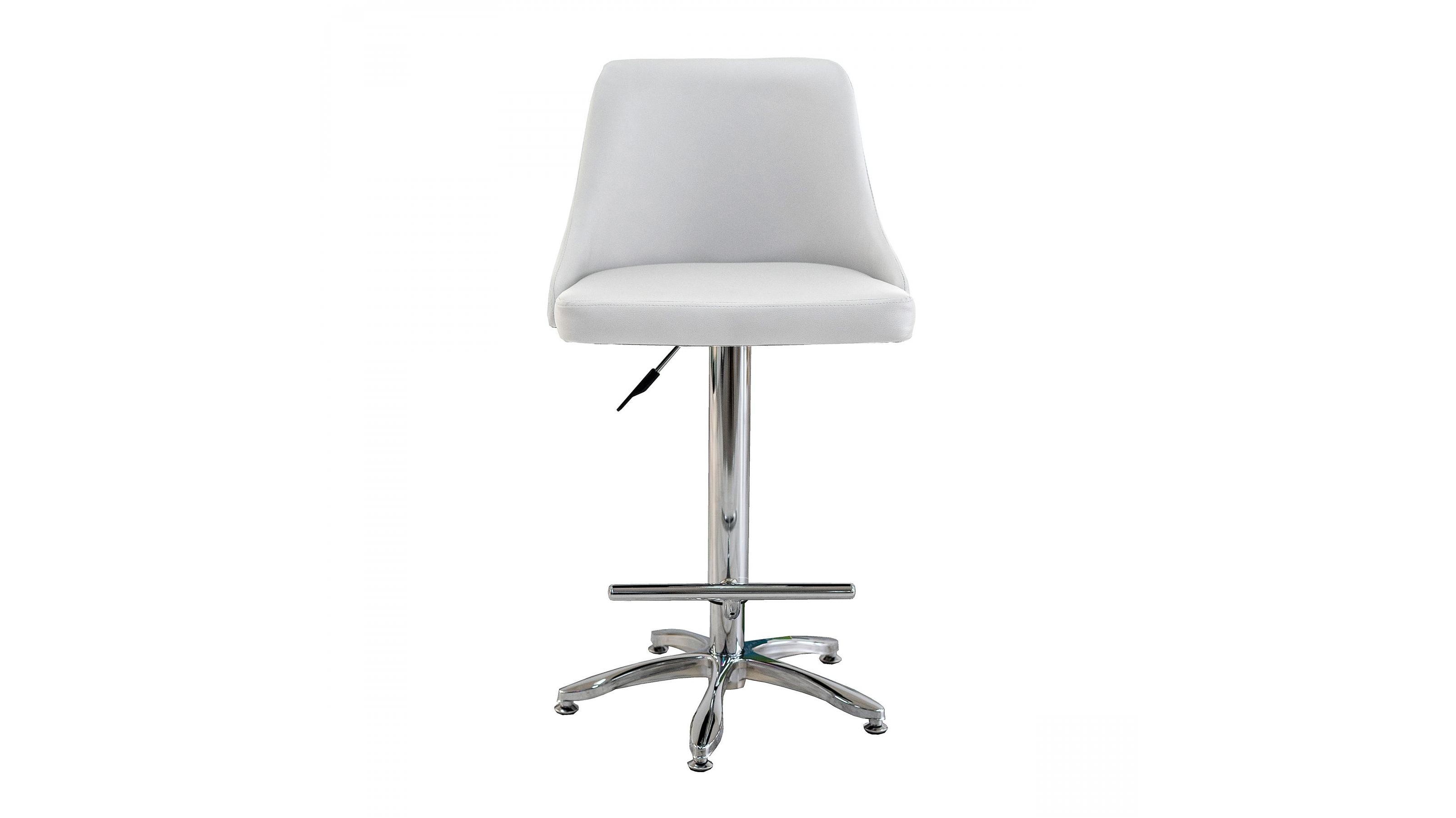 swivel stool white