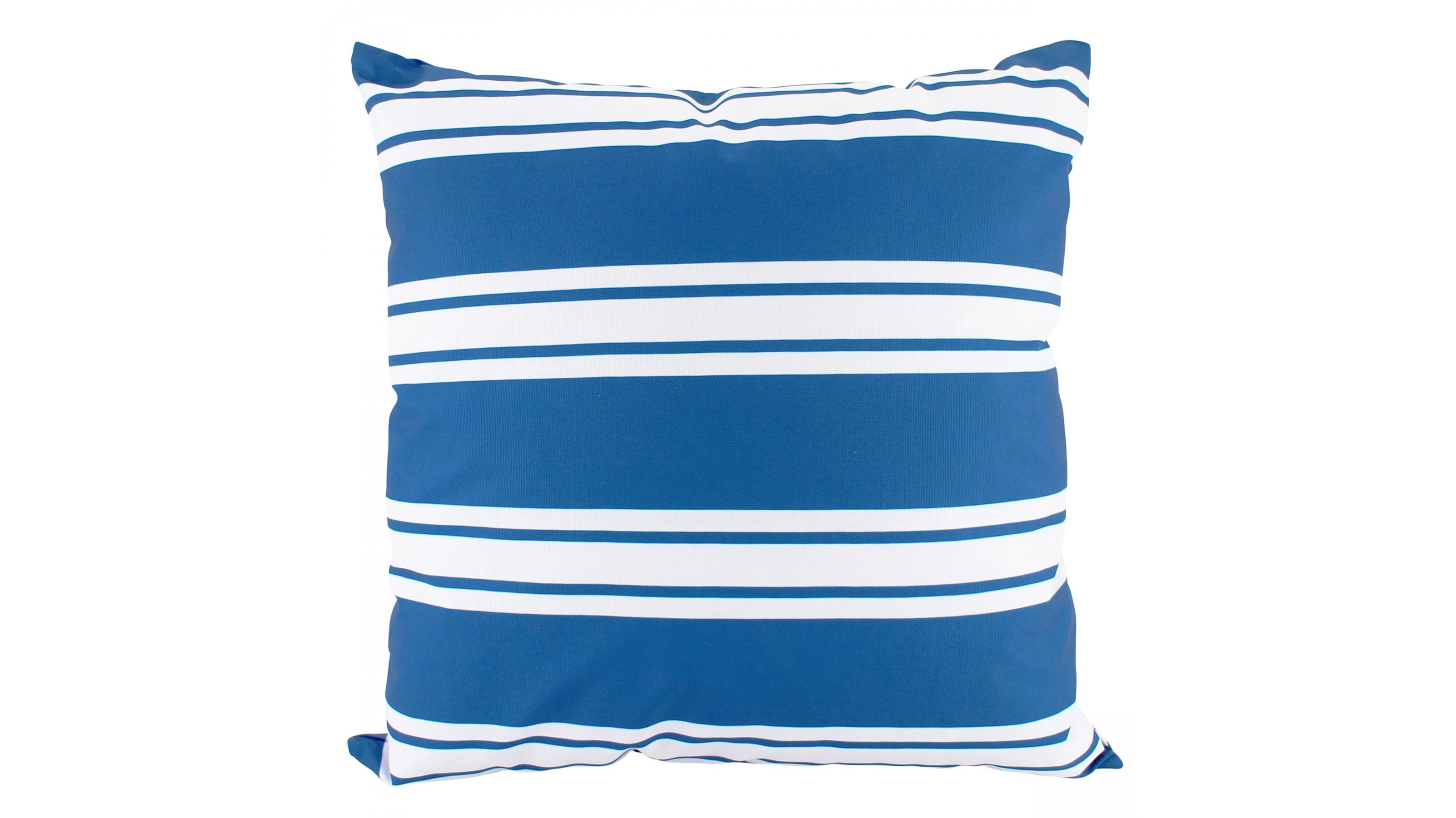 blue outdoor cushion