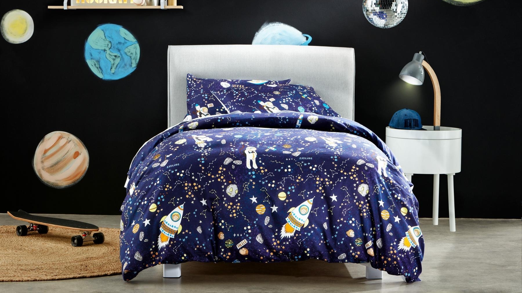 Buy Space Monkey Quilt Cover Set Harvey Norman Au