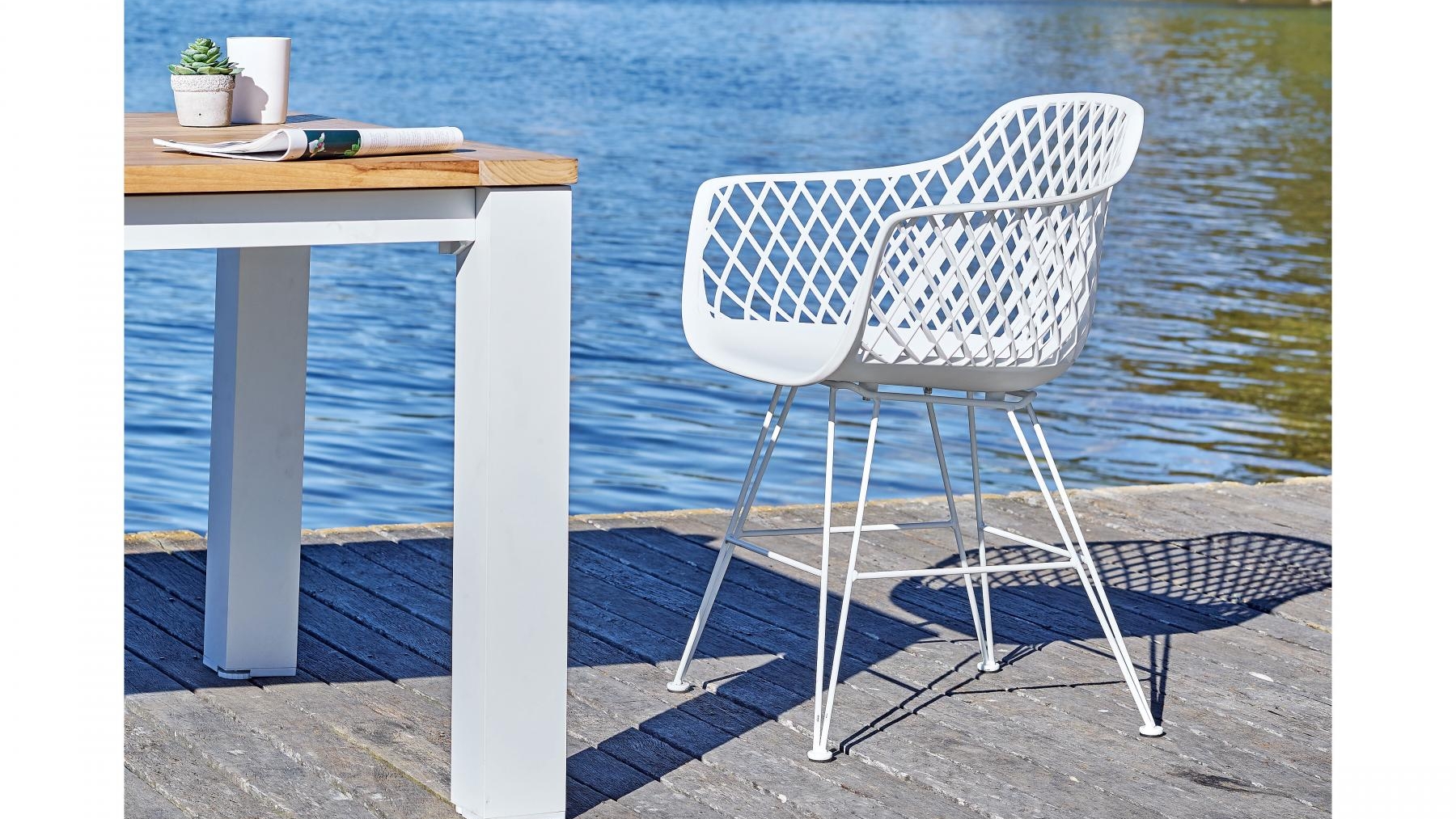Buy Bluebell Outdoor Dining Chair White Harvey Norman Au