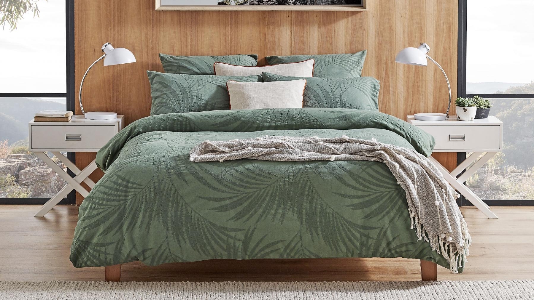 Buy Delta Olive Quilt Cover Set Harvey Norman Au