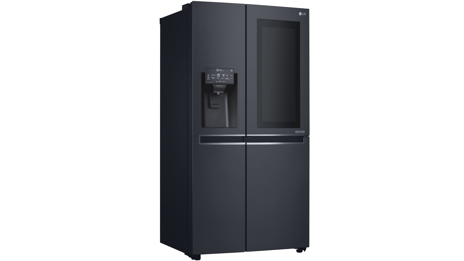 Buy Lg 665l Side By Side Fridge With Instaview Door In Door Matte Black Harvey Norman Au