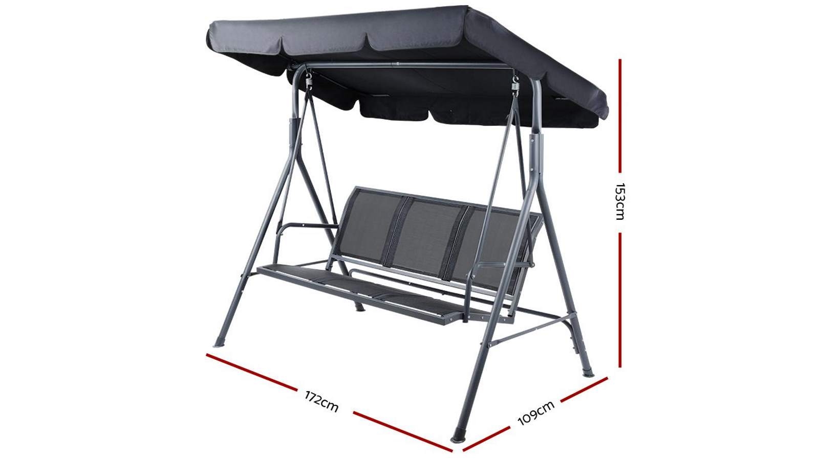 marquee lava 2 seater swing seat