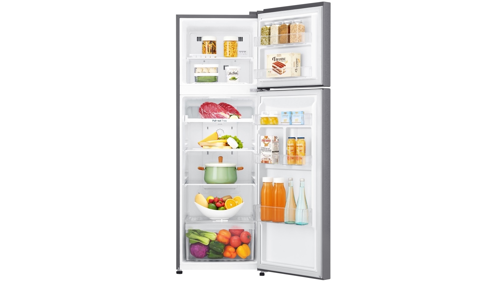 Buy Lg 279l Top Mount Fridge Dark Graphite Harvey Norman Au