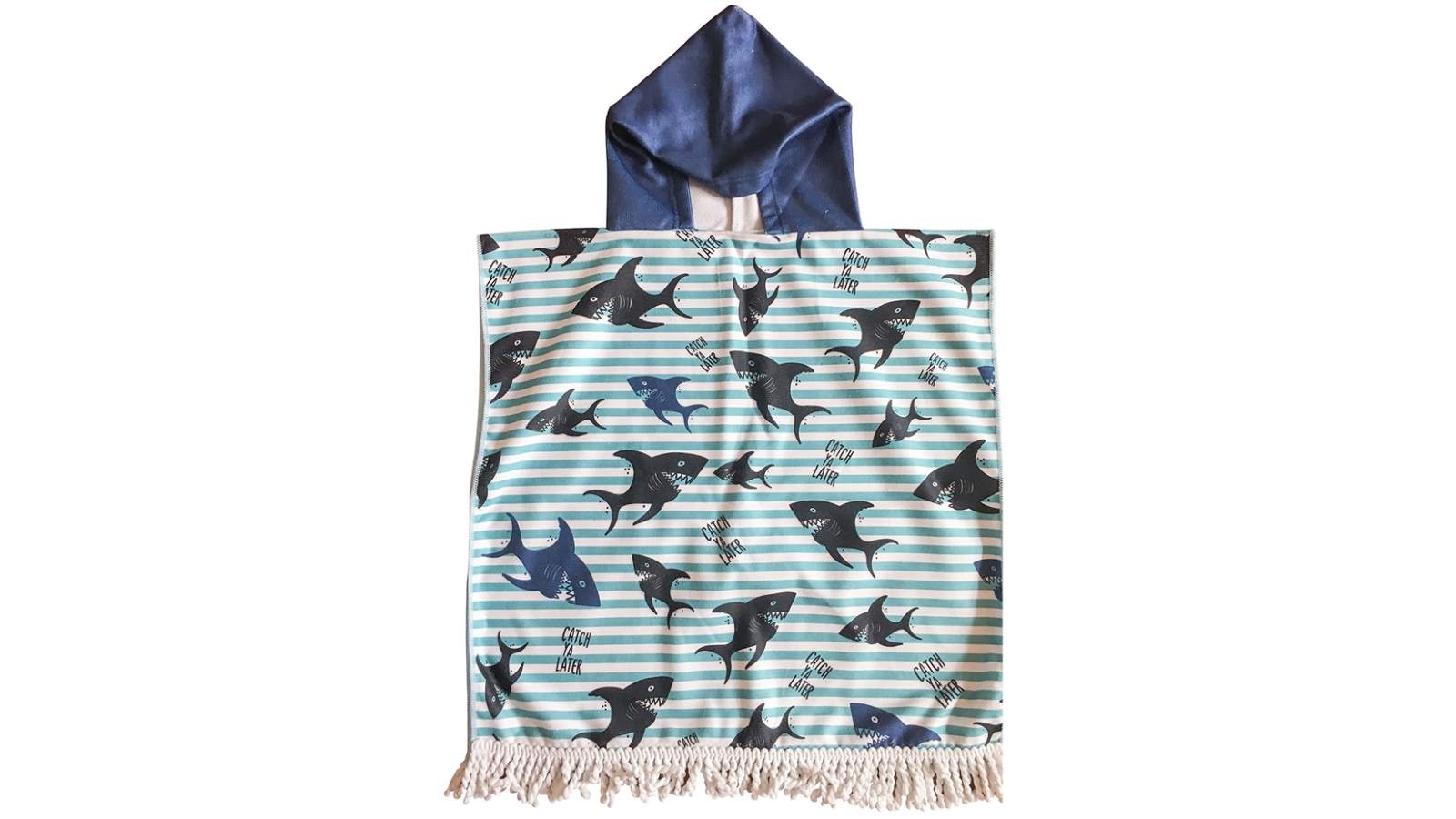 kids hooded swim towel