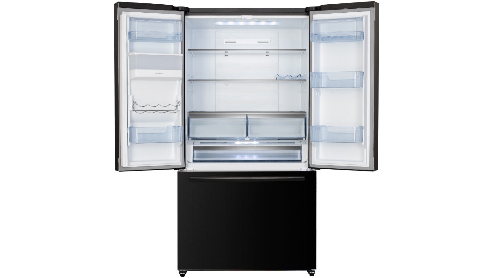 Buy Hisense 630l French Door Fridge Black Steel Harvey Norman Au