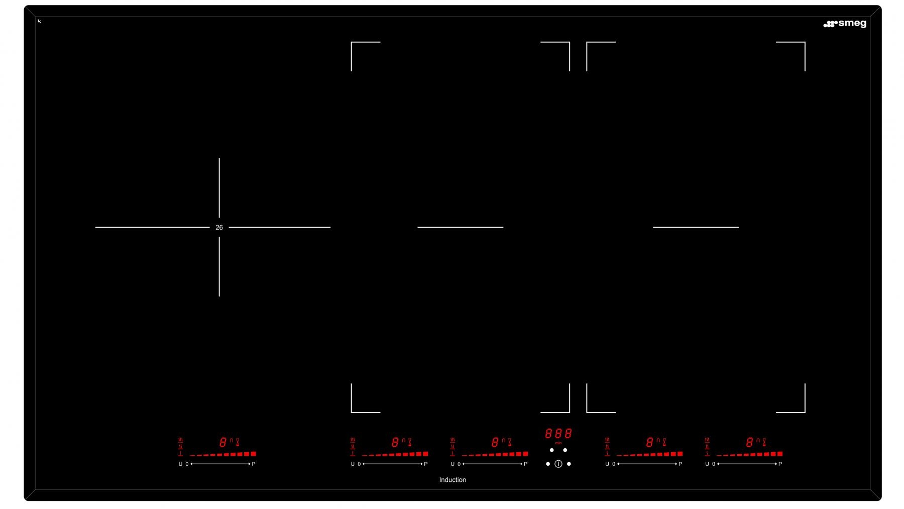 Buy Smeg 900mm Dual Multizone Induction Cooktop Harvey Norman Au