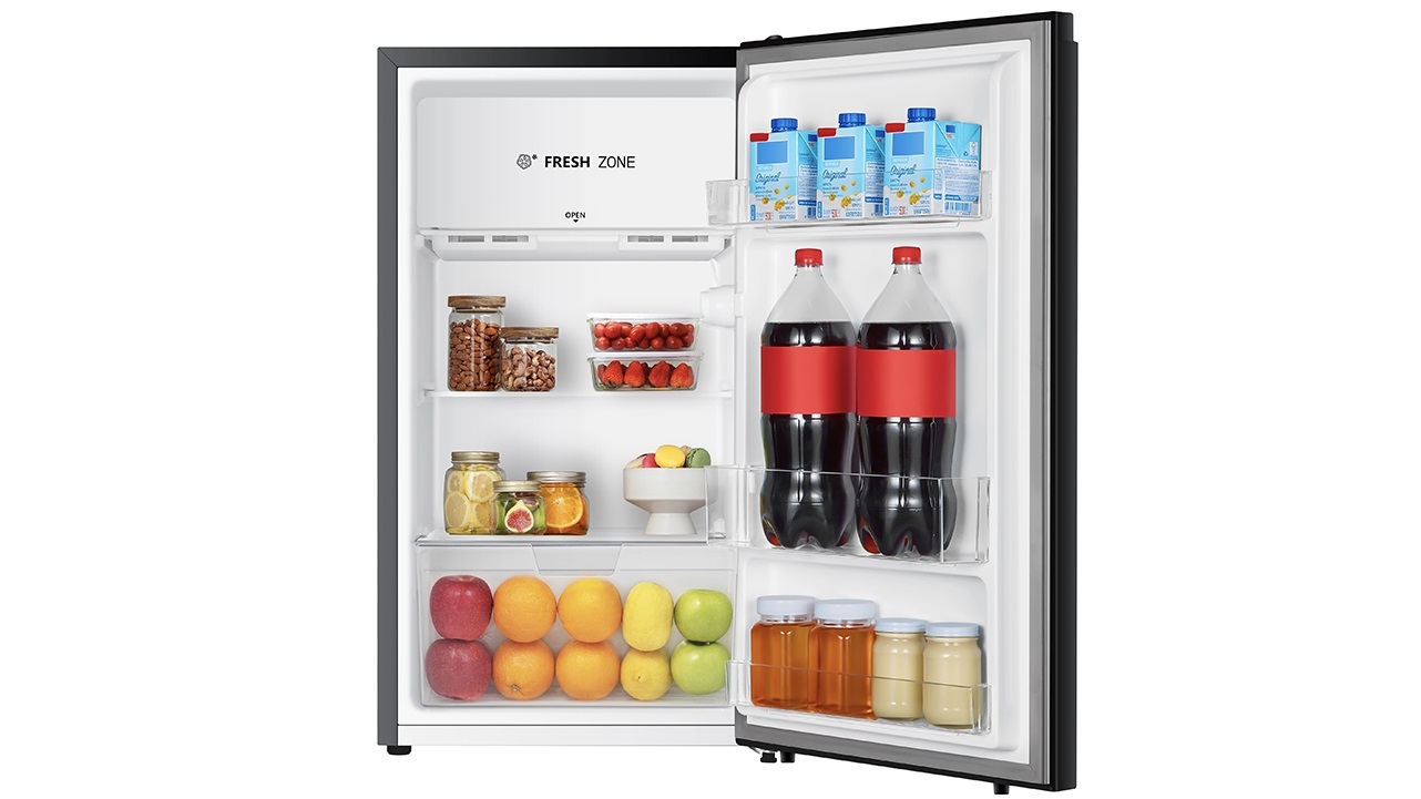 hisense hrbf125 125l bar fridge black