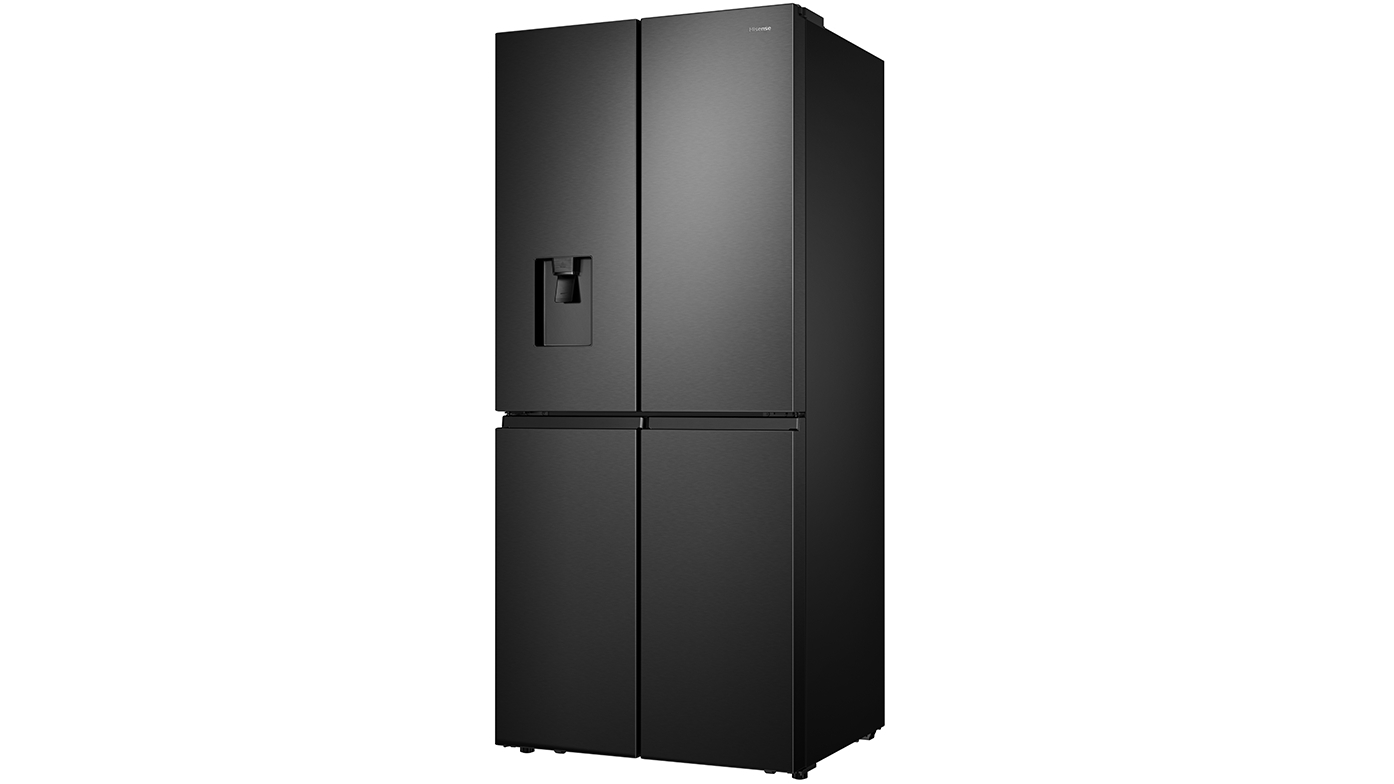 Buy Hisense 507l Pureflat 4 Door French Door Fridge Black Steel Harvey Norman Au