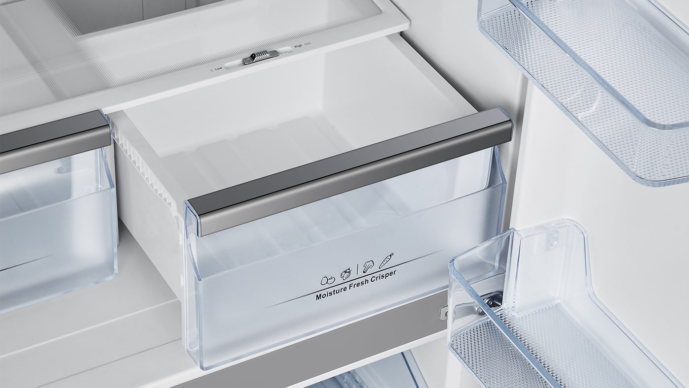 Buy Hisense 507l Pureflat 4 Door French Door Fridge Black Steel Harvey Norman Au