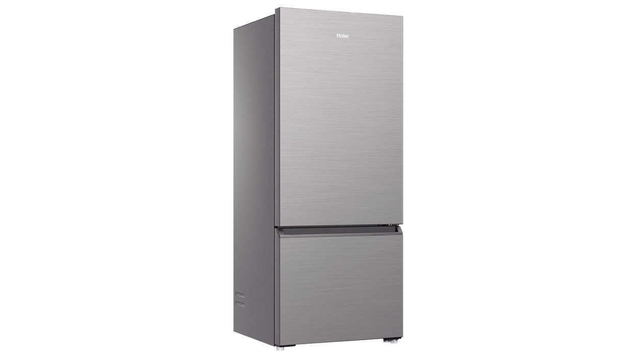 haier silver fridge freezer