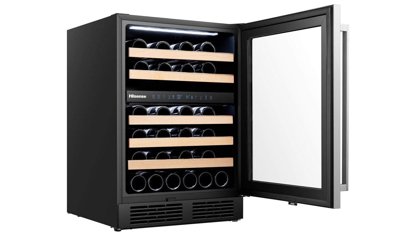 hisense 54 bottle wine cabinet