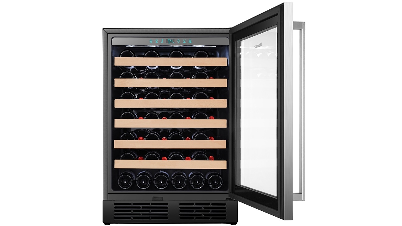 Buy Hisense 54 Bottle Single Zone Wine Cabinet Harvey Norman Au