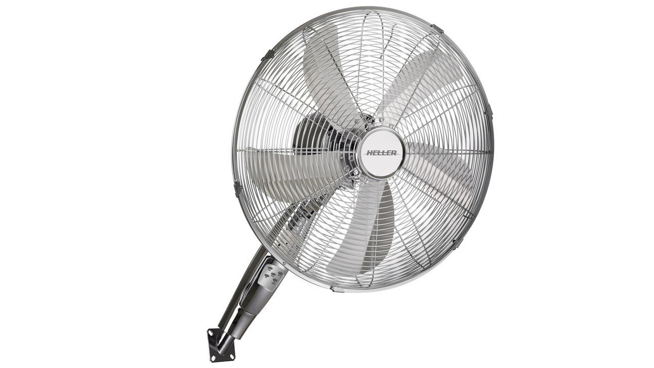 Buy Heller 40cm Wall Fan - Chrome 
