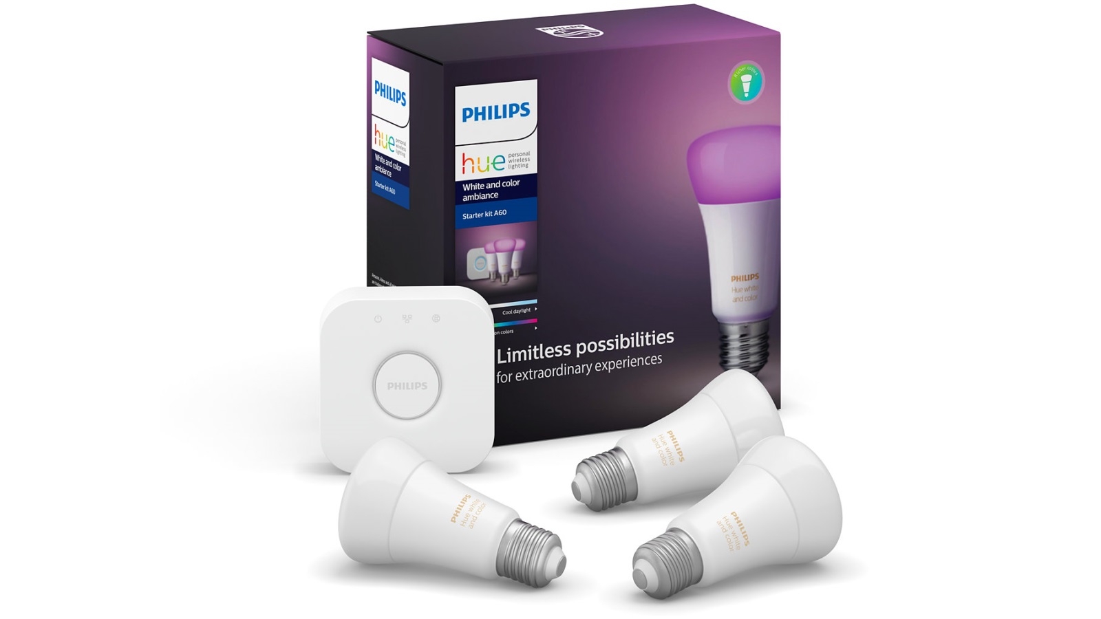 Normalization convergence pressure Cheap Philips Hue White and Colour Ambiance 9W A60 E27 Starter Kit with  Bluetooth | Harvey Norman AU