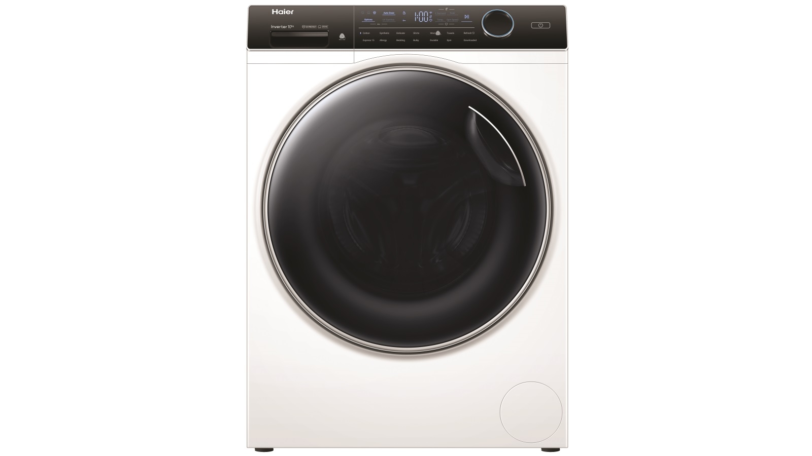 haier washing machine front load 10 kg