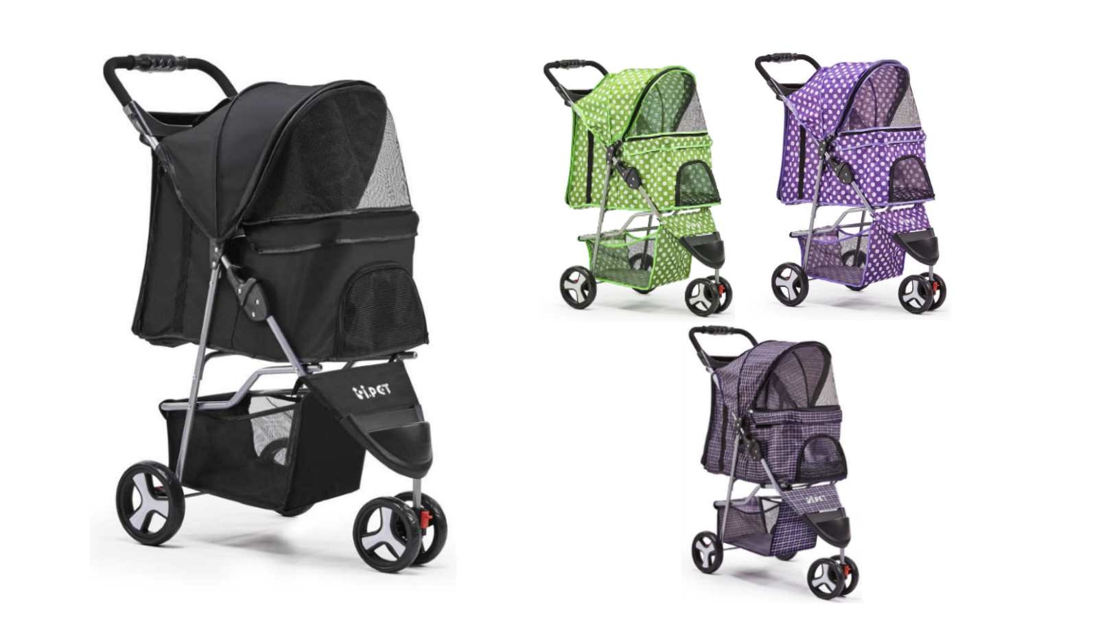 3 wheel pet stroller