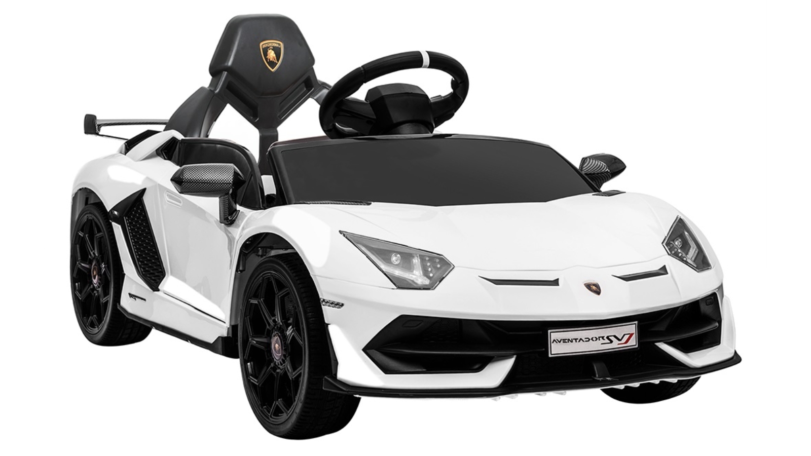 Buy UB International Lamborghini Aventador SVJ Kids Ride On Car - White |  Harvey Norman AU