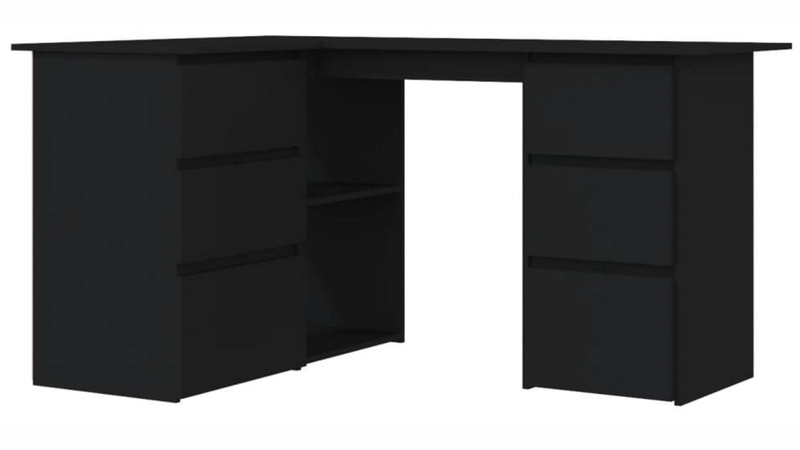 black corner desk