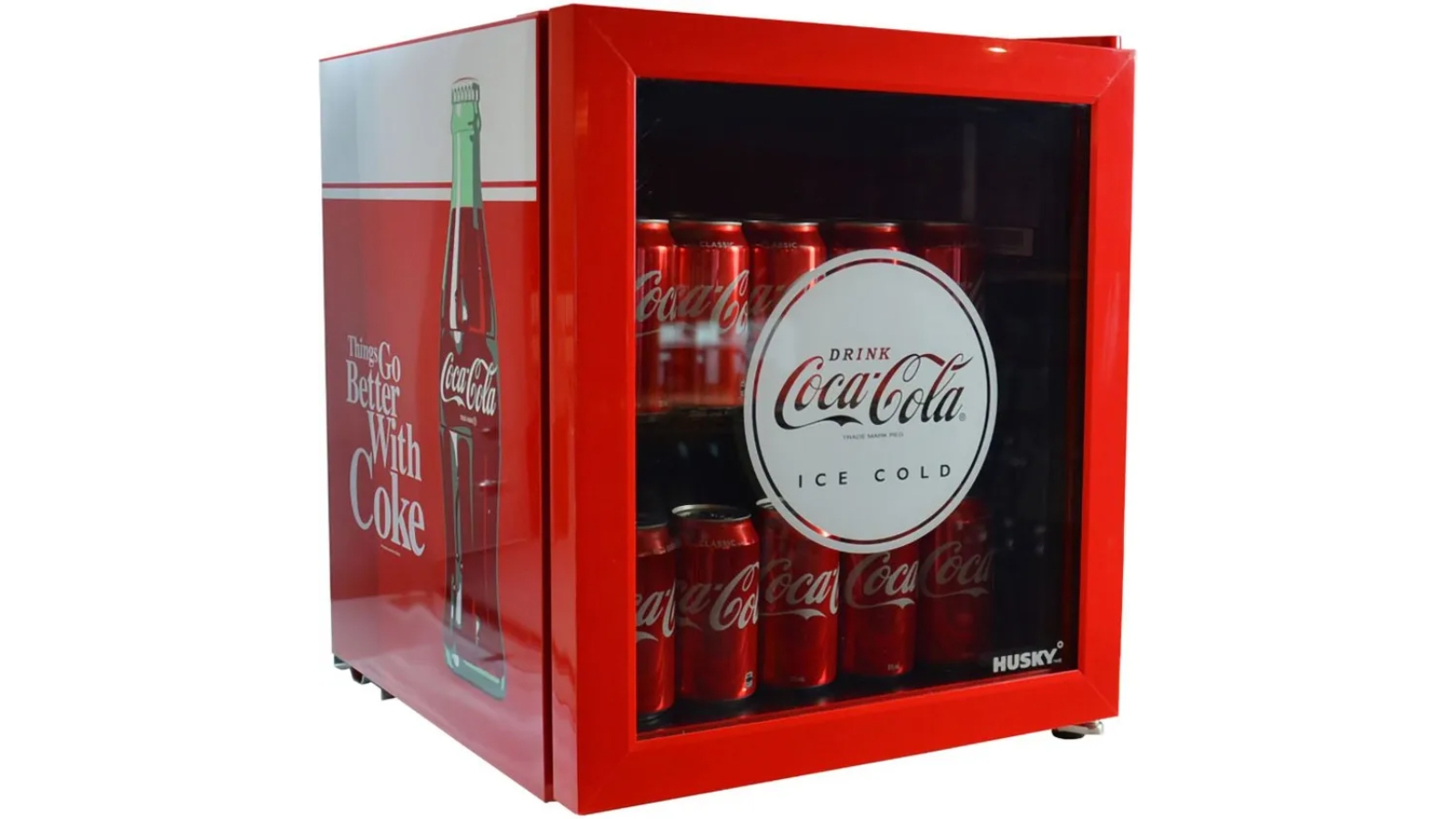 husky coca cola bar fridge