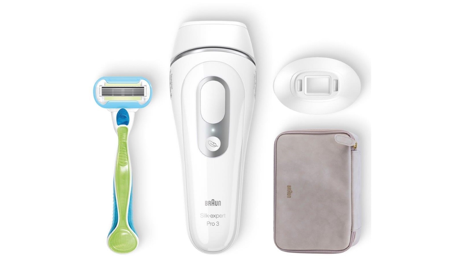 Buy Braun Silk-Expert Pro 3 IPL Hair Removal System - White/Silver | Harvey  Norman AU